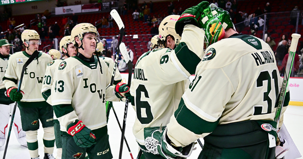 HAIGHT SCORES TWICE IN 3-1 IOWA WIN OVER TEXAS