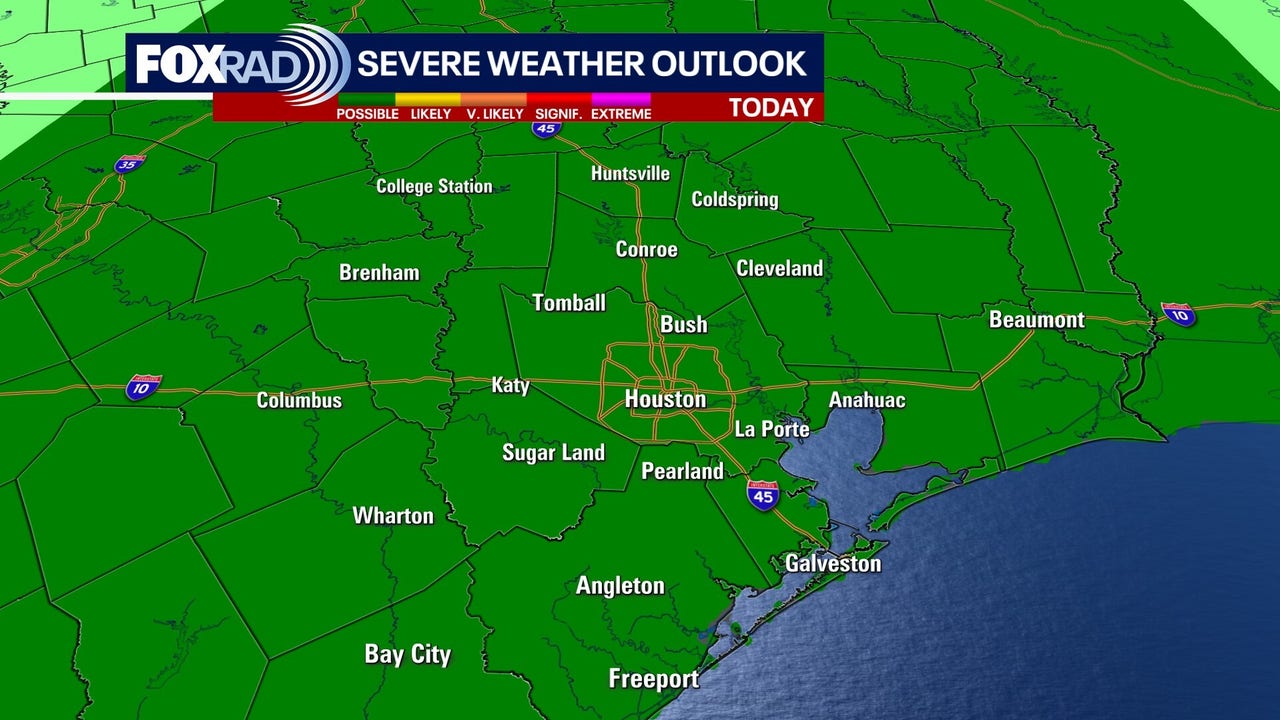 Houston weather: Severe weather possible Saturday