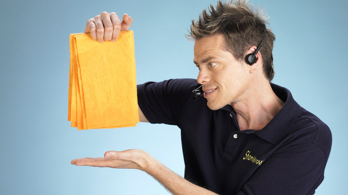 Vince Shlomi advertising the ShamWow towel in an ad.