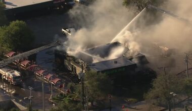 Clear Lake fire: Molly's Pub at Ramada Drive, El Camino Real