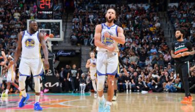 Warriors’ Steph Curry goes wild after go-ahead triple vs. Spurs – NBC Sports Bay Area & California