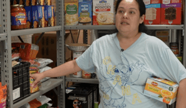 Community stocks school food pantry shelves just in time for Thanksgiving