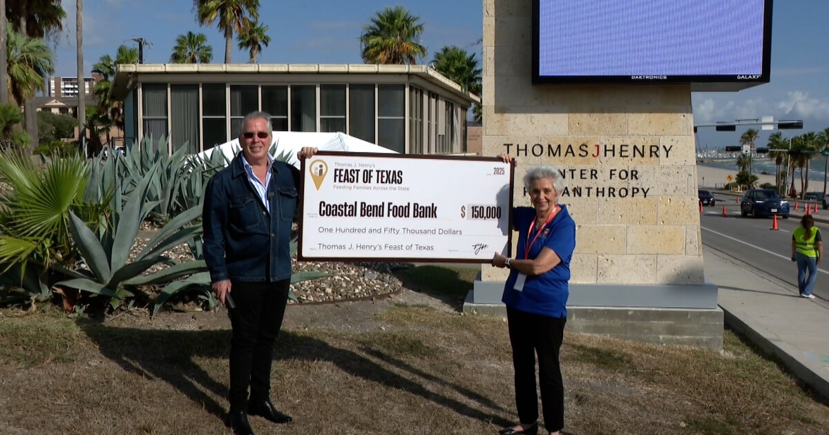 Thomas J. Henry donates $150,000 to Coastal Bend Food Bank for holiday meals