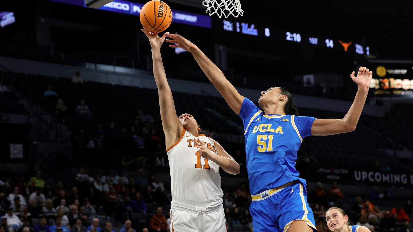 No. 4 Texas holds off No. 3 UCLA in 76-65 victory to advance to Players Era Championship