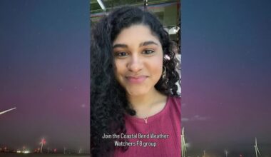 Did you spot the aurora lights in South Texas?