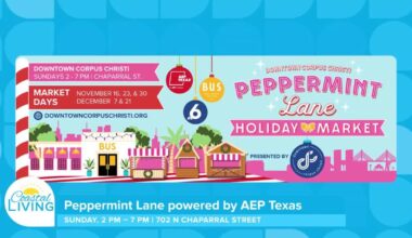 Peppermint Lane Holiday Market in Downtown Corpus Christi