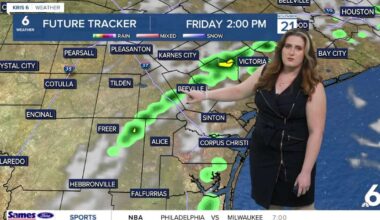 More showers on Friday, but activity will be isolated to a few neighborhoods