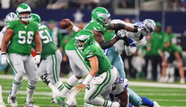 Bears' next opponent: Eagles blow 21-point lead in 24-21 loss to Cowboys