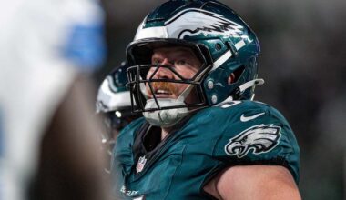 Is there a chance Cam Jurgens plays Sunday in Dallas?