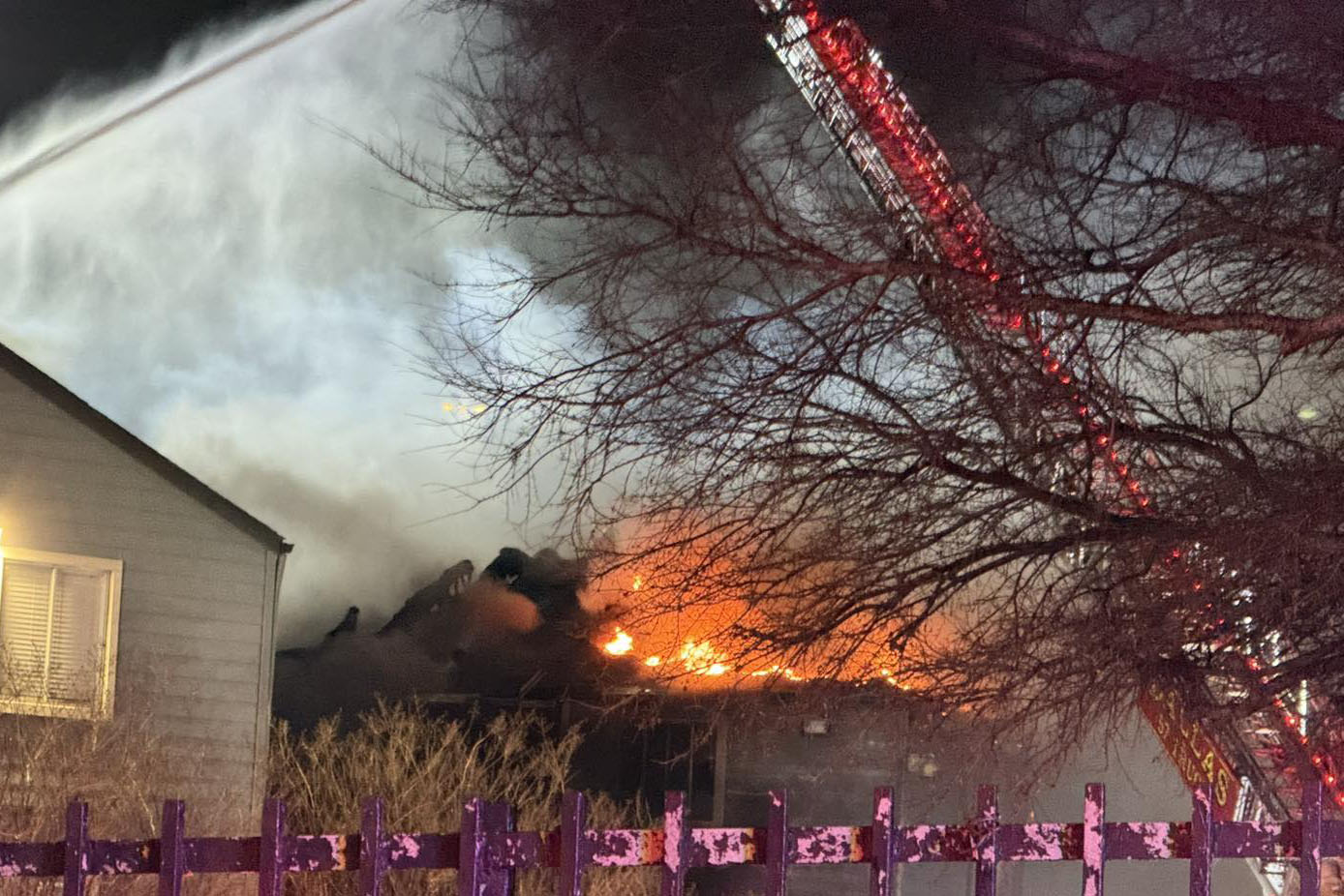 Firefighters rescue residents trapped by raging Whitehurst fire