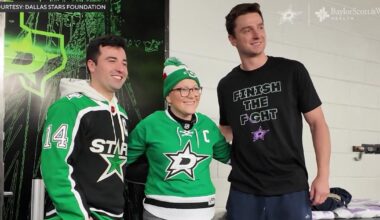 'Finish the Fight': Cancer survivor's artwork inspires Dallas Stars fans after beating rare blood disease