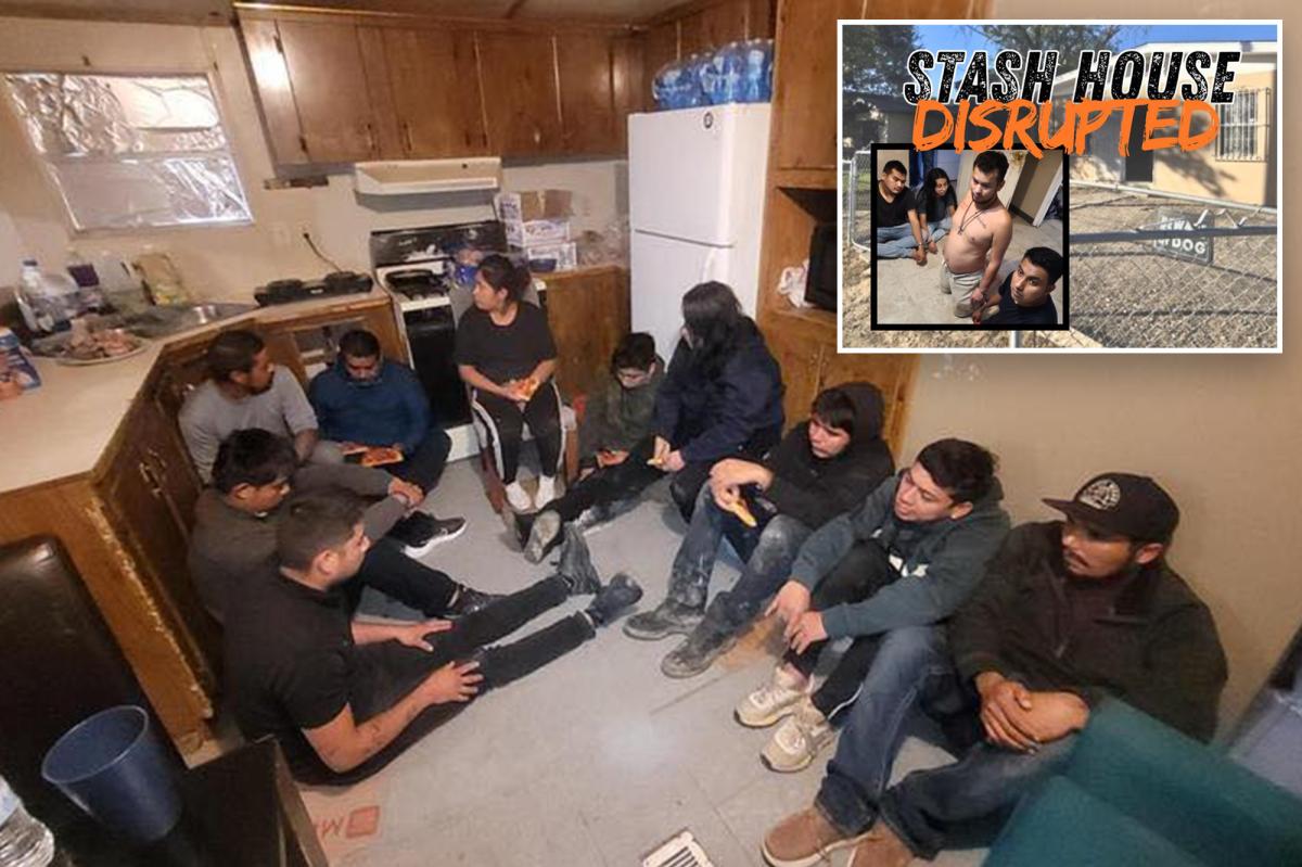 Texas border patrol arrest indivdual after exposing human smuggling with 17 illegal aliens in home