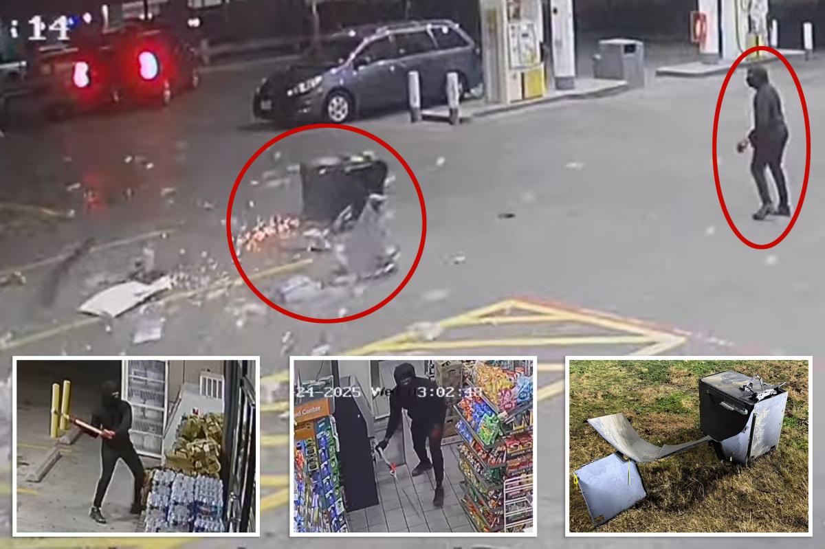Video shows Texas crooks rip ATM from 7-Eleven