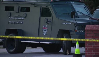 Grand Prairie police, SWAT working active situation