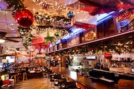 An interior view of the Campo Verde bar when the reopened Christmas-themed Tex-Mex...