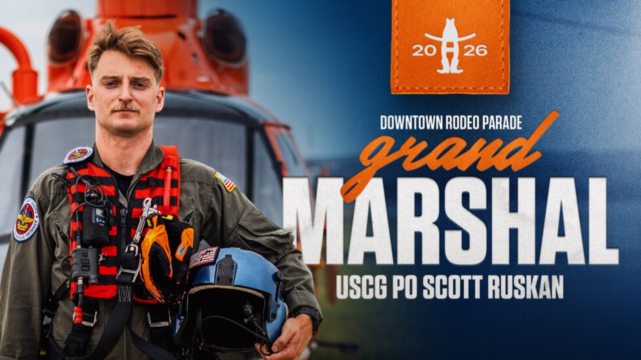 Coast Guard swimmer who rescued 165 children from Texas flooding named Houston Rodeo grand marshal