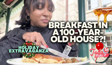 I had breakfast inside a 100-Year-Old house