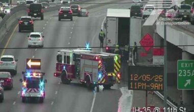 Avocado oil spill closes 15th Street exit on I-35