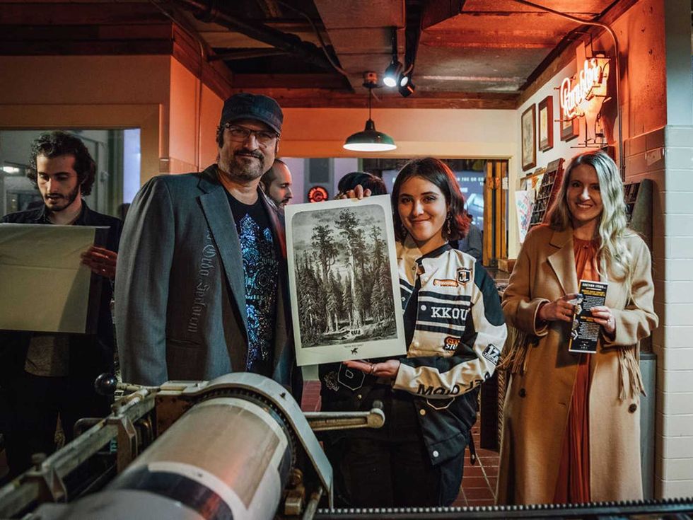 Press Room at Baker Center