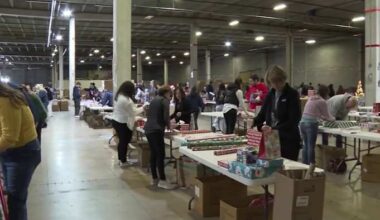 A look inside a San Antonio gift-wrapping warehouse