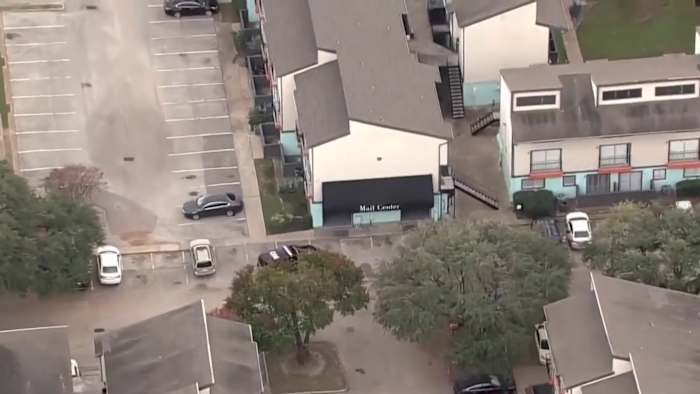 Woman possibly squatting fatally shot after fight with security guard at apartment complex near NRG Park