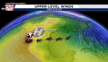 Some dampness the next couple of days and a look ahead to Christmas in San Antonio