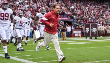 Nick Saban claims Texas A&M pipes in crowd noise at Kyle Field