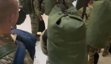 Service members traveling through San Antonio International for the holidays