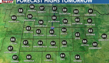 Cooler Thursday, but still above average