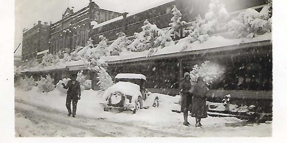 Record snow storm hits Central Texas 96 years ago