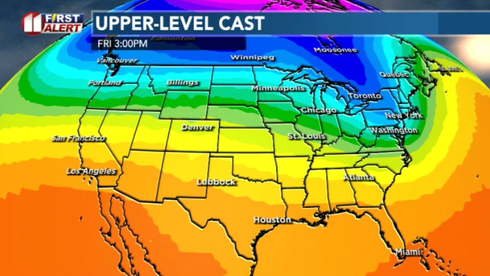 Upper level set up today: Today’s warmth and wind are driven by a very flat, fast moving...