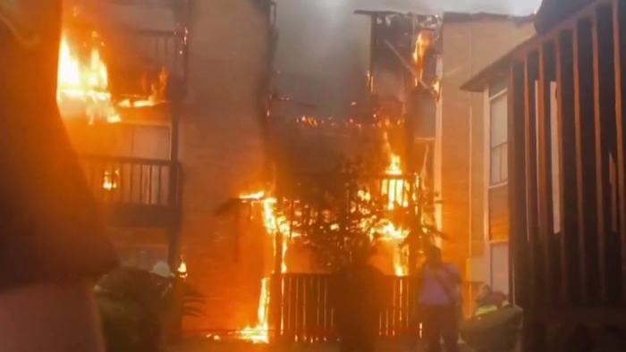 Woman says SW Houston apartment fire is second fire she has endured