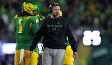 No. 5 Oregon bracing for stiffer test from No. 4 Texas Tech in CFP quarterfinal game at Orange Bowl