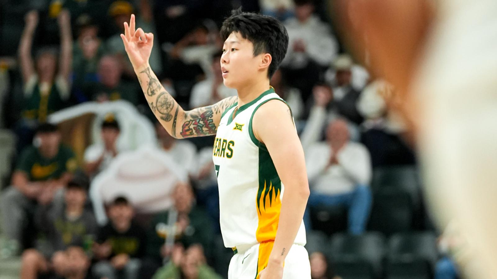 Darianna Littlepage-Buggs layup vs Texas Tech