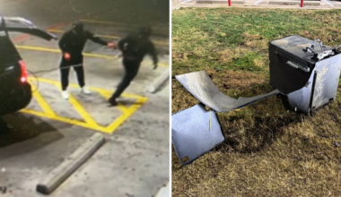 Video shows suspects use stolen SUV to rip out ATM, destroying North Texas convenience store