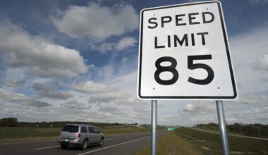 Some Texas highway speed limits now adjustable