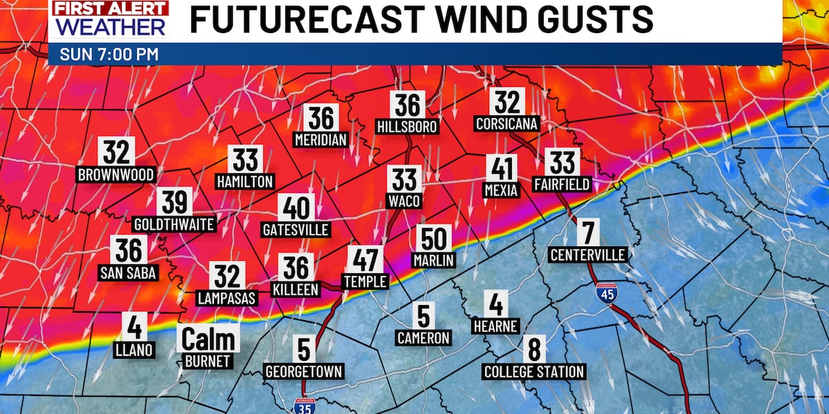 Last Day of Warmth Before Powerful Cold Front Sweeps Through Central Texas