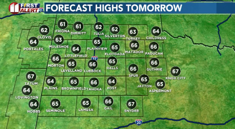 KCBD News Weather Graphics - Tuesday, Dec. 30