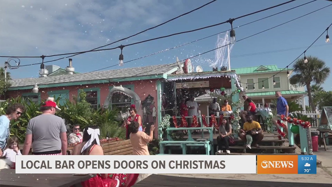 Port Aransas business owner of 'The Gaff' keeps doors open for Christmas