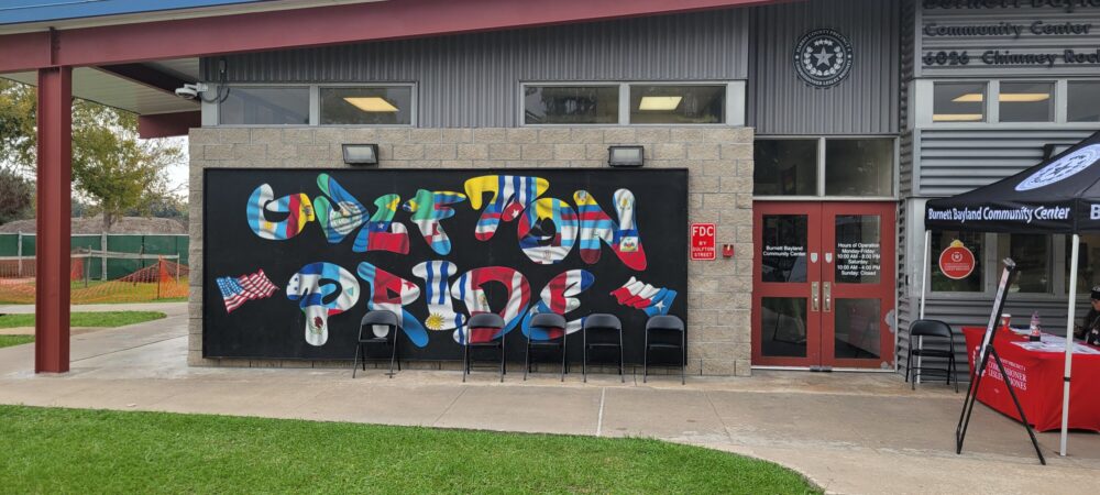 The Burnett Bayland Community Center in Houston, which hosted a 