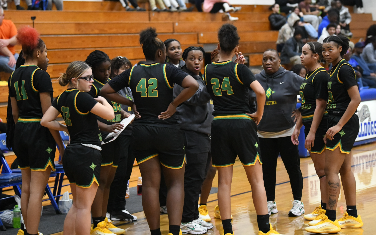 With their loss Thursday, the Lady Raiders were knocked out of the Robeson County Shootout.