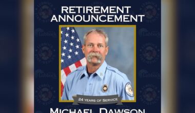 Lubbock Fire Rescue captain announces retirement after 20 years of service