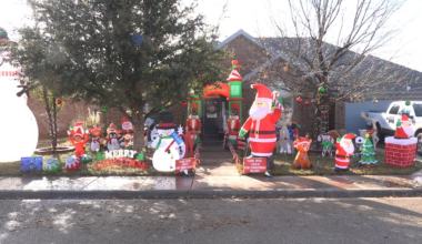 Lubbock family creates Christmas wonderland complete with artificial snow