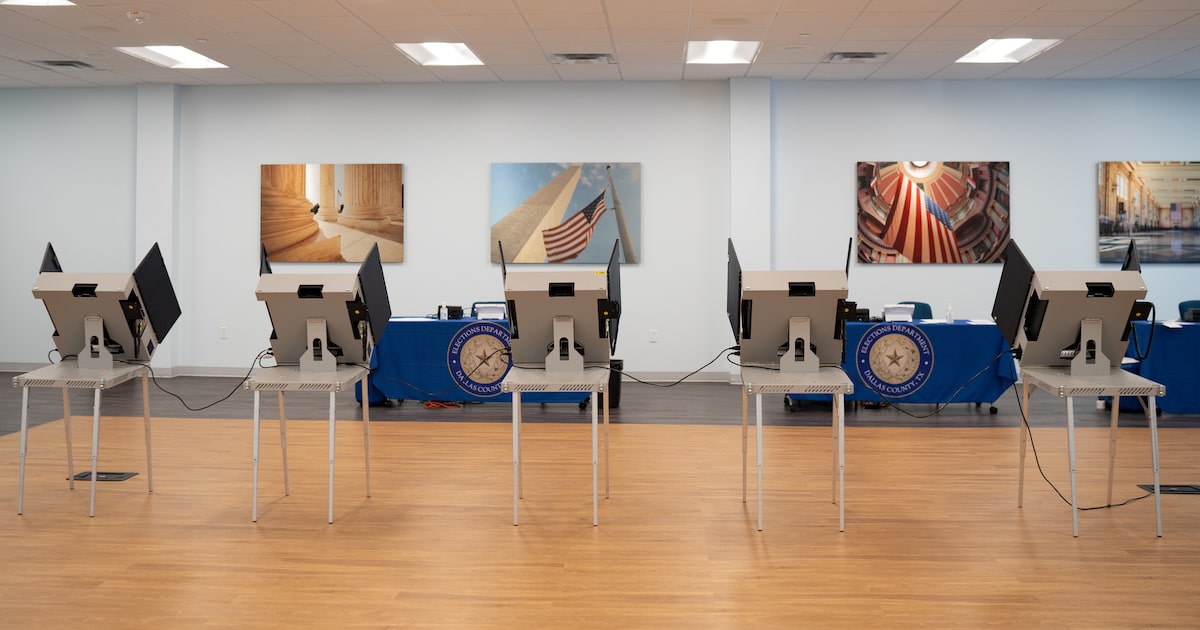 Trump inaccurately praises paper ballot use in Dallas County