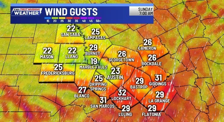 Windy much of the day