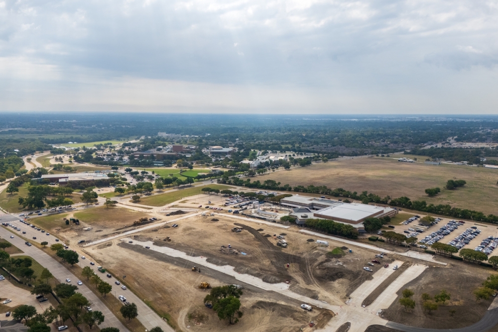 Plano's Planning and Zoning Commission recommended approval for the Lavon Farms project in east Plano. (Sky Eyes/Community Impact)