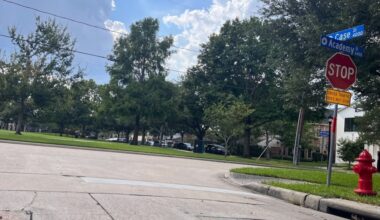 A photo of West University Place streets and sidewalks