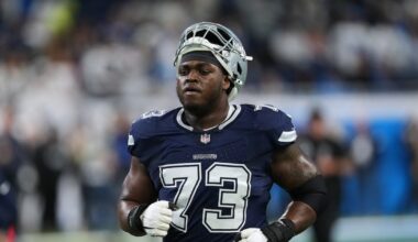 Cowboys plan on trying out Tyler Smith at starting left tackle for remainder of season