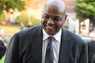 FILE - Charles Barkley arrives for the Basketball Hall of Fame enshrinement ceremonies in...