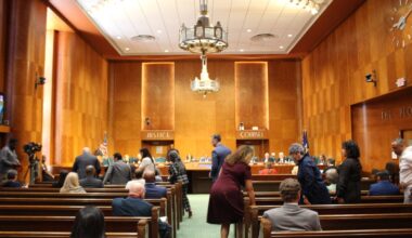 Council members voted unanimously to continue evening public comment sessions on the last Tuesday of the month at 5 p.m. (Shawn Arrajj/Community Impact)